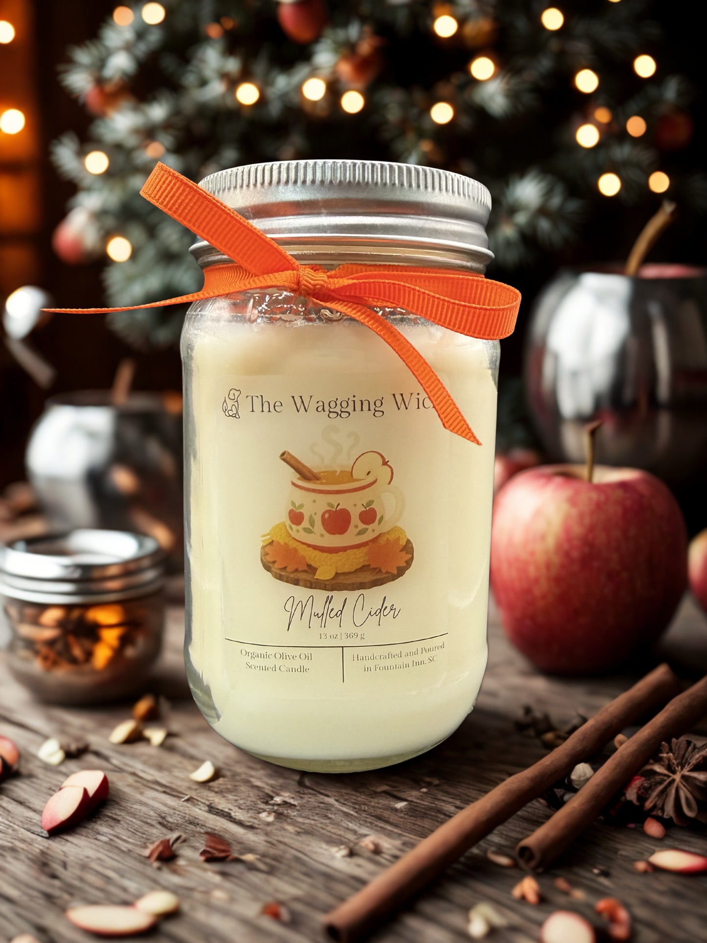 Mulled Cider - 16 oz Mason Jar