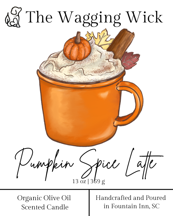 Pumpkin Spice Latte - 16 oz Mason Jar