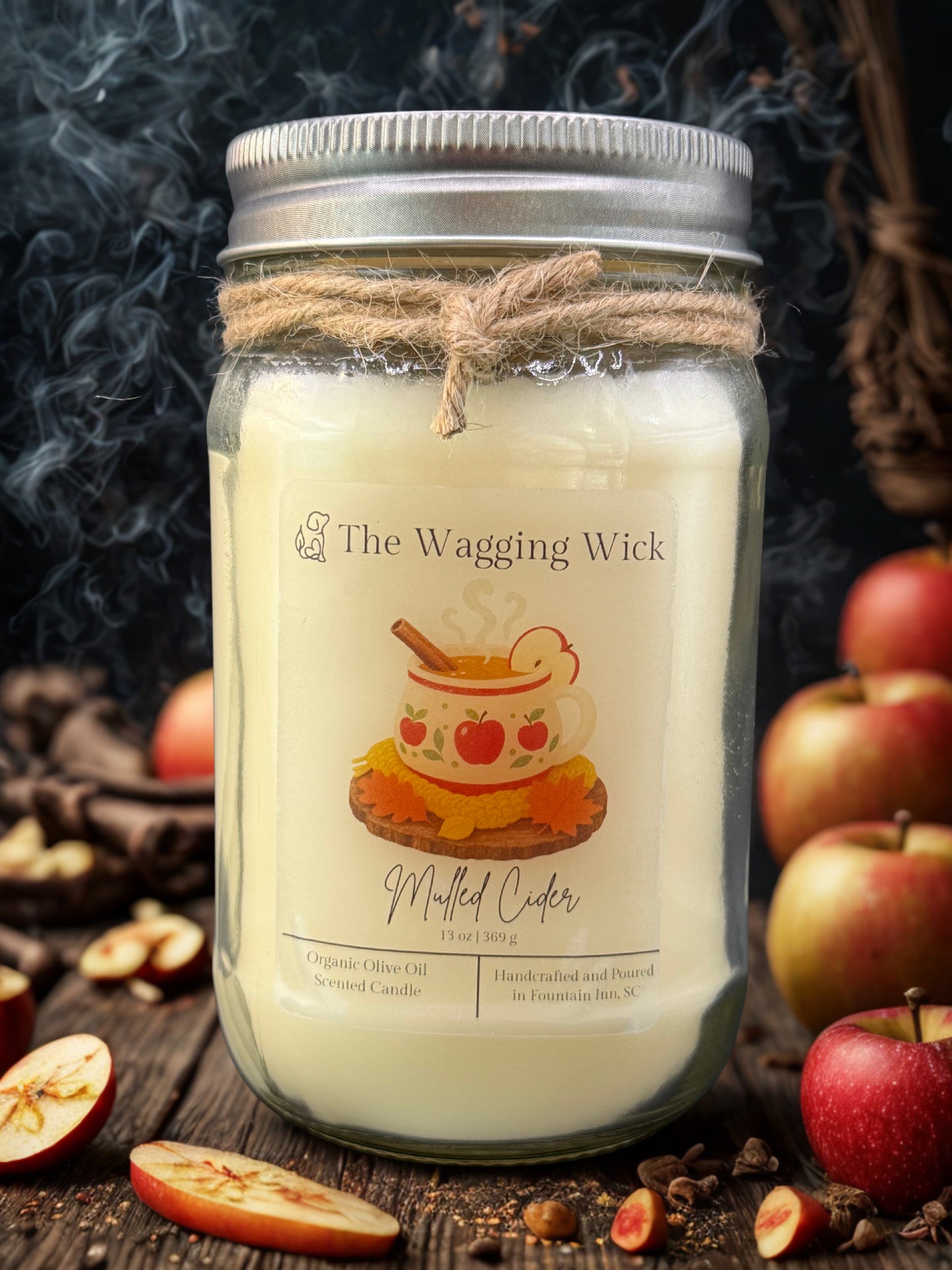 Mulled Cider - 16 oz Mason Jar