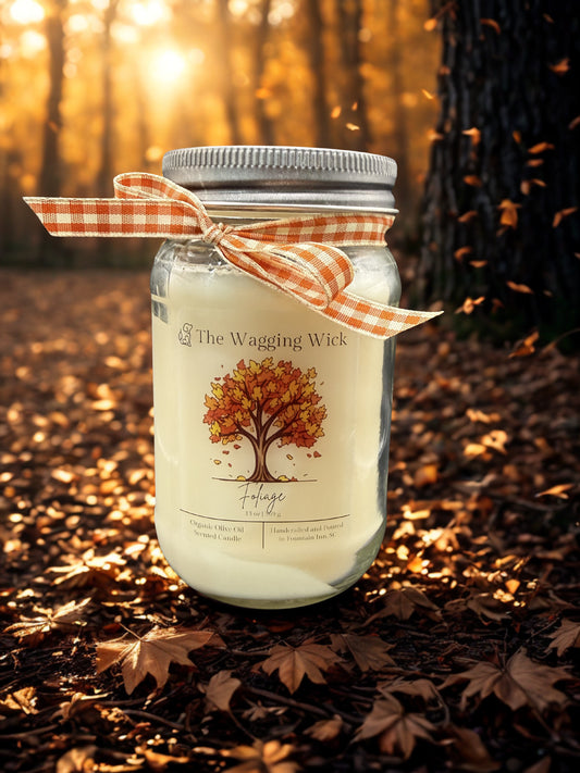 Foliage - 16 oz Mason Jar