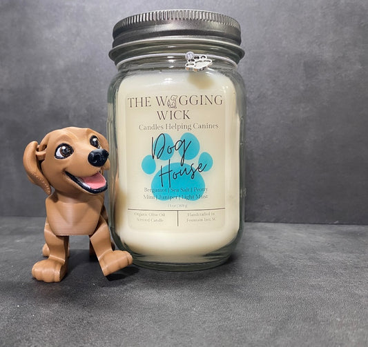Dog House - 13 oz Organic Olive Oil Wax Candle