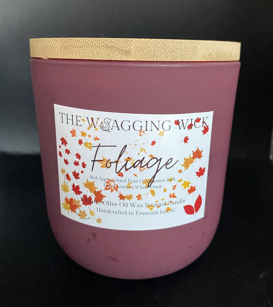 Foliage - 10 oz Organic Olive Oil Wax Scented Candle