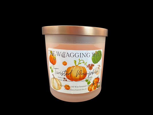 Twisted Pumpkin - 8 oz Organic Olive Oil Wax Scented Candle