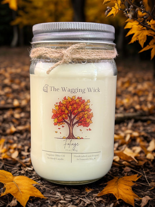 Foliage - 16 oz Mason Jar